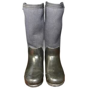 Bogs Classic Tall Boots Black Women's Size 6 Muck Farm Waterproof NeoTech Rubber